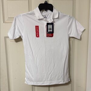 Chaps Kids White Polo Shirt